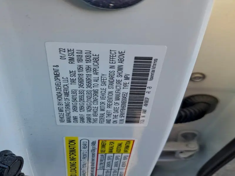 2022 HONDA PASSPORT TRAIL SPORT  