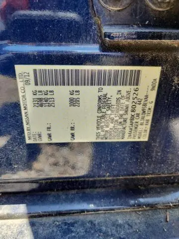 2013 NISSAN MAXIMA 3.5 S  