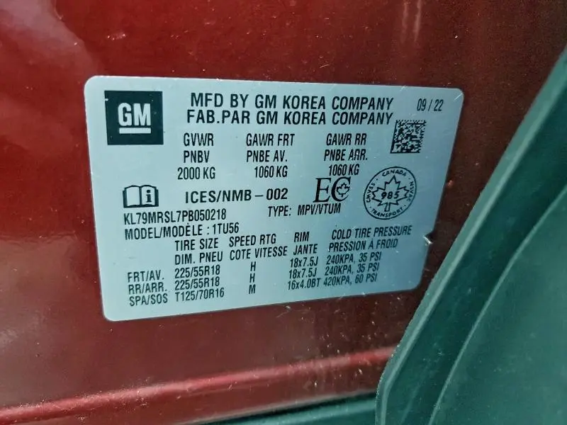 2023 CHEVROLET TRAILBLAZER LT  