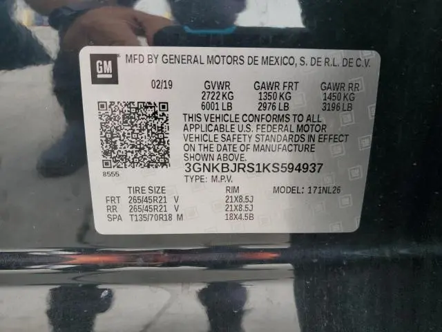 2019 CHEVROLET BLAZER RS  