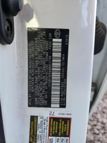 2010 TOYOTA CAMRY BASE  