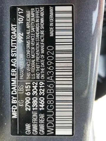 2018 MERCEDES-BENZ S 560  