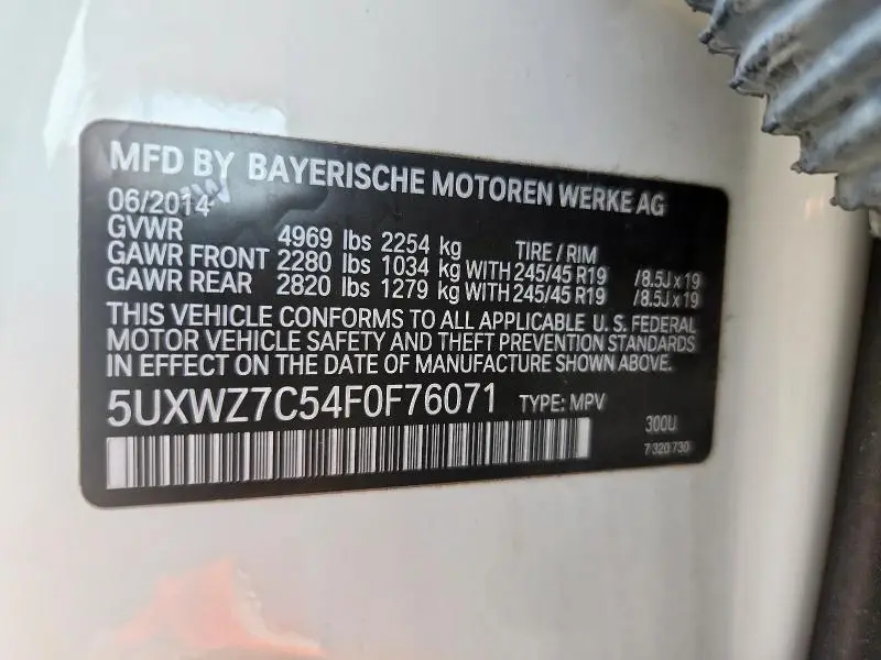 2015 BMW X3 SDRIVE28I  