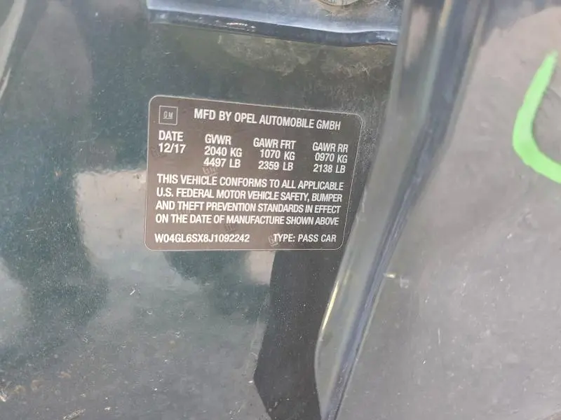 2018 BUICK REGAL PREFERRED  