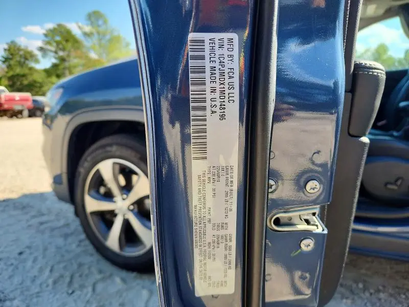 2021 JEEP CHEROKEE LIMITED  