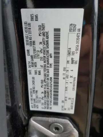 2014 FORD ESCAPE SE  