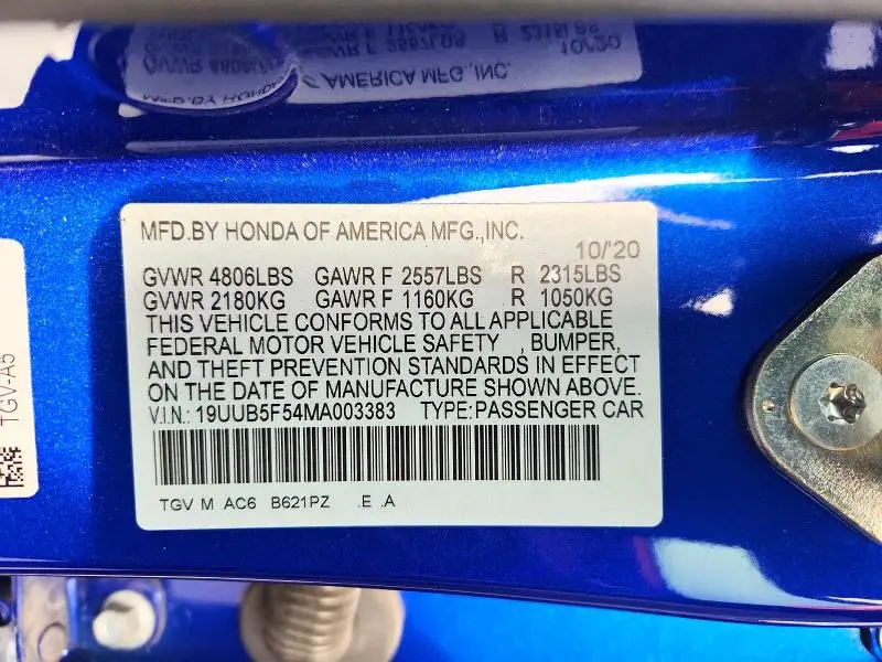 2021 ACURA TLX TECH A  