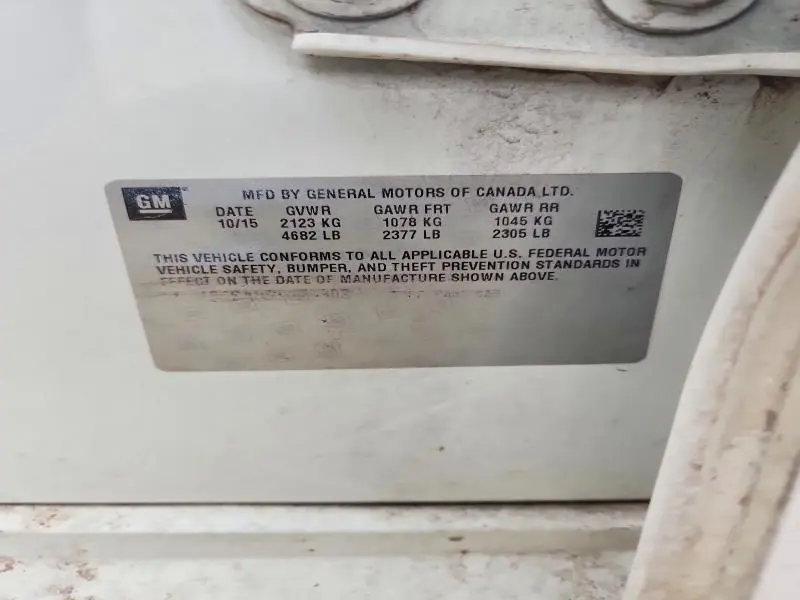 2016 CHEVROLET IMPALA LT  