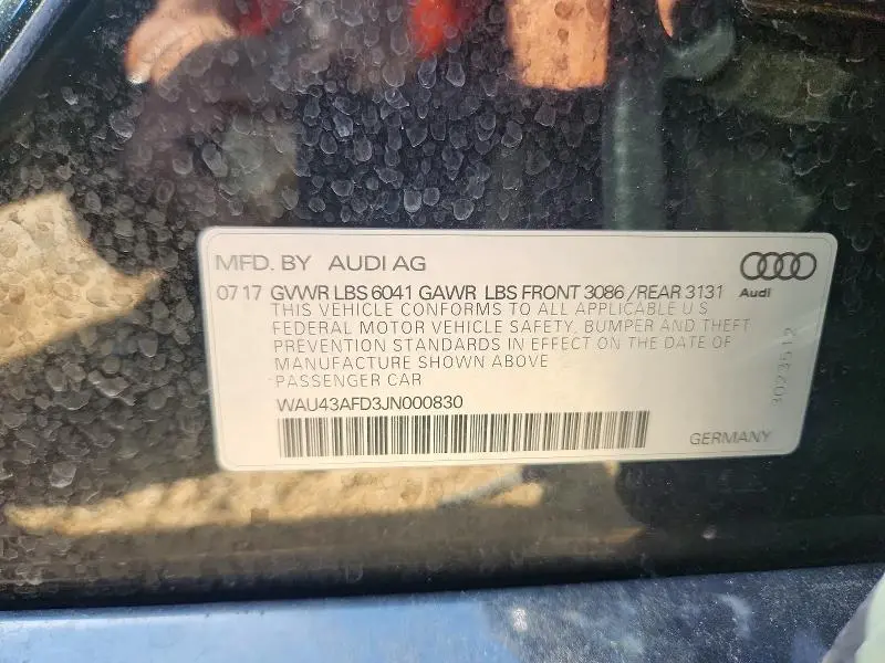 2018 AUDI A8 L QUATTRO  