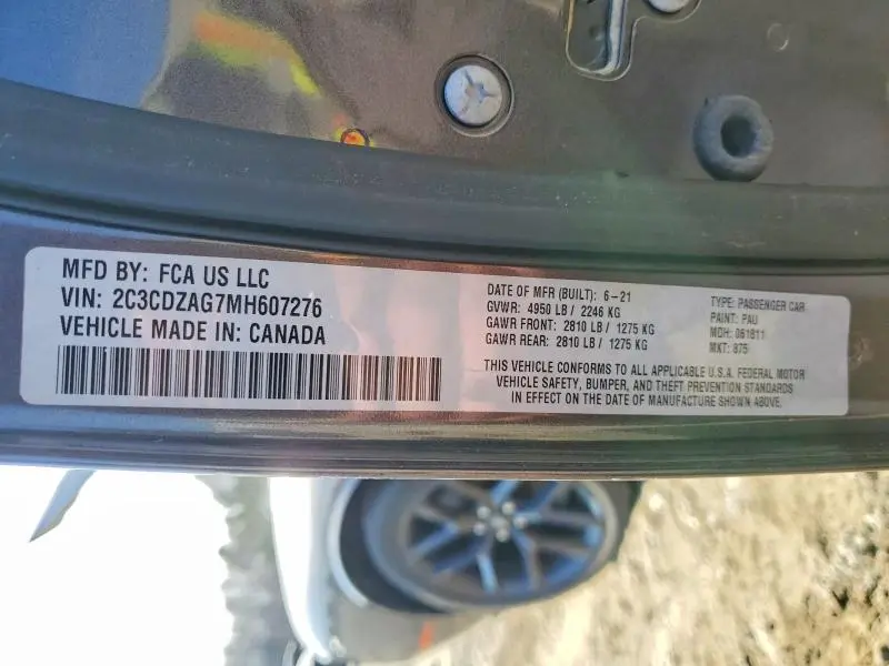 2021 DODGE CHALLENGER SXT  