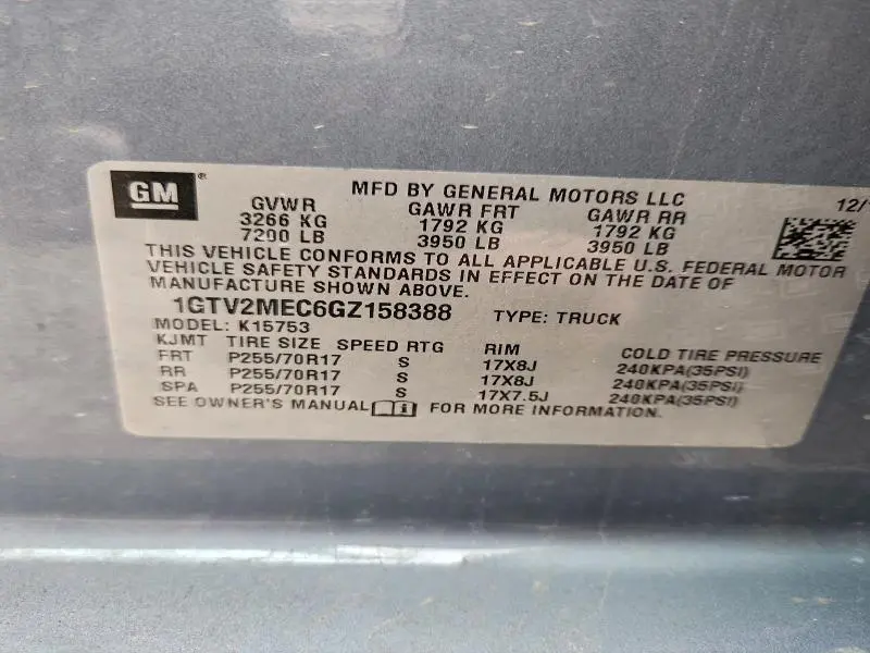 2016 GMC SIERRA K1500 SLE  