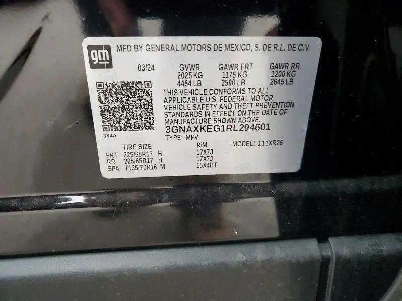 2024 CHEVROLET EQUINOX LT  