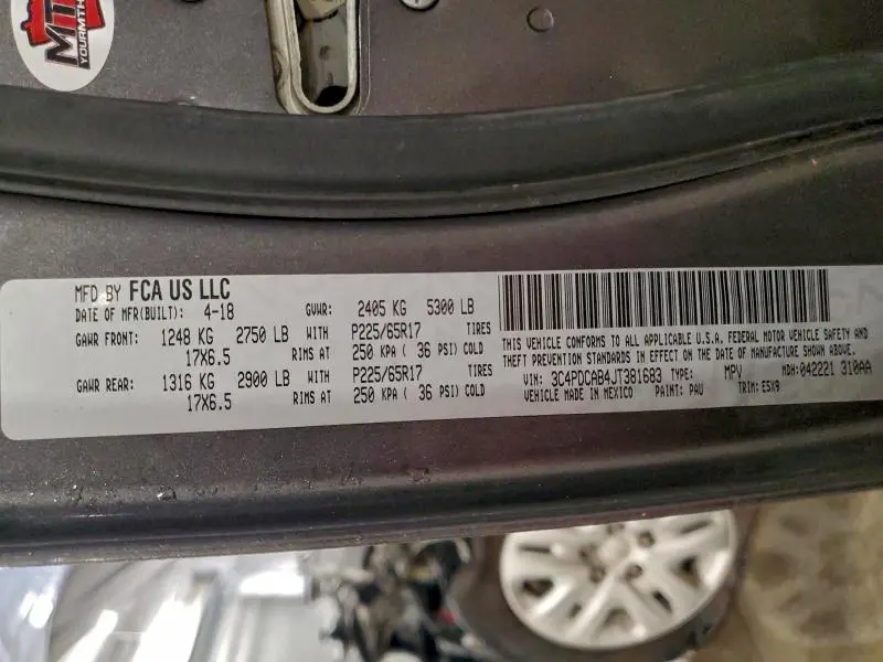 2018 DODGE JOURNEY SE  