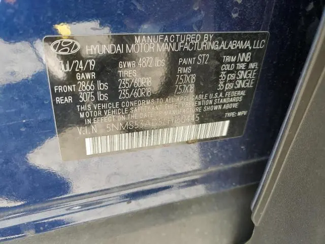 2020 HYUNDAI SANTA FE LIMITED  