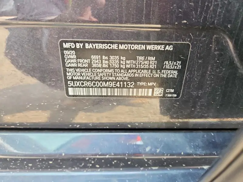 2021 BMW X5 XDRIVE40I  