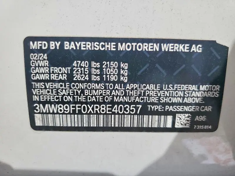 2024 BMW 330XI   