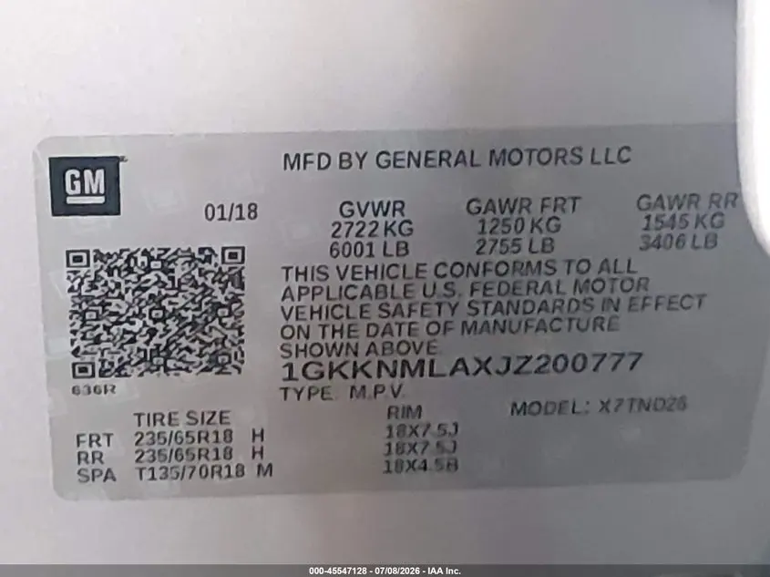 2018 GMC ACADIA SLT-1