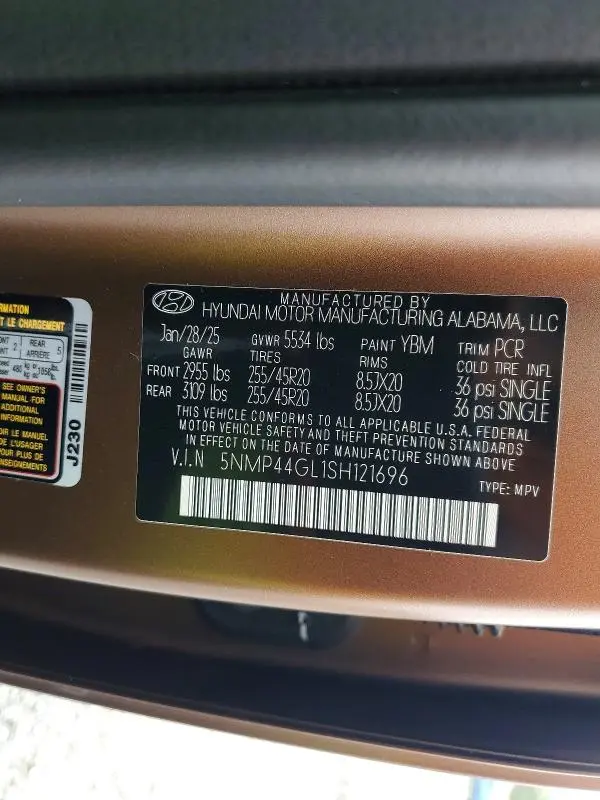 2025 HYUNDAI SANTA FE LIMITED  