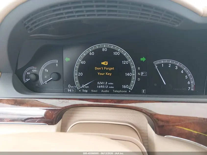 2012 MERCEDES-BENZ S 550  