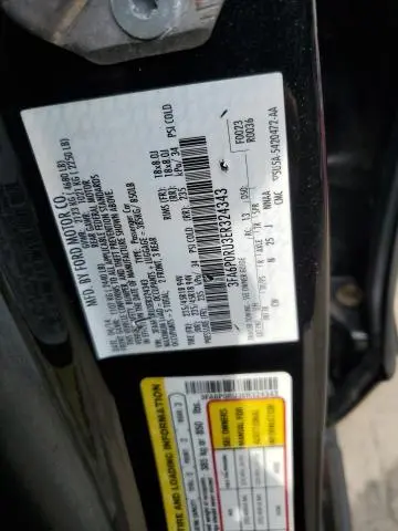 2014 FORD FUSION TITANIUM HEV
