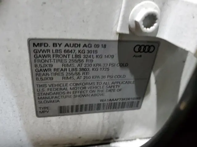 2019 AUDI Q7 PREMIUM