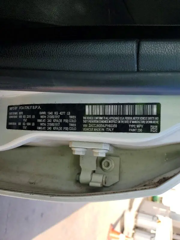 2018 JEEP RENEGADE LATITUDE  