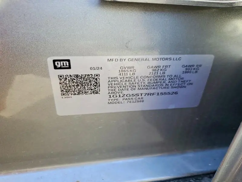 2024 CHEVROLET MALIBU RS  