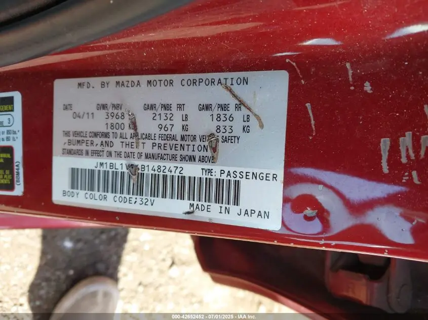 2011 MAZDA MAZDA3 I TOURING