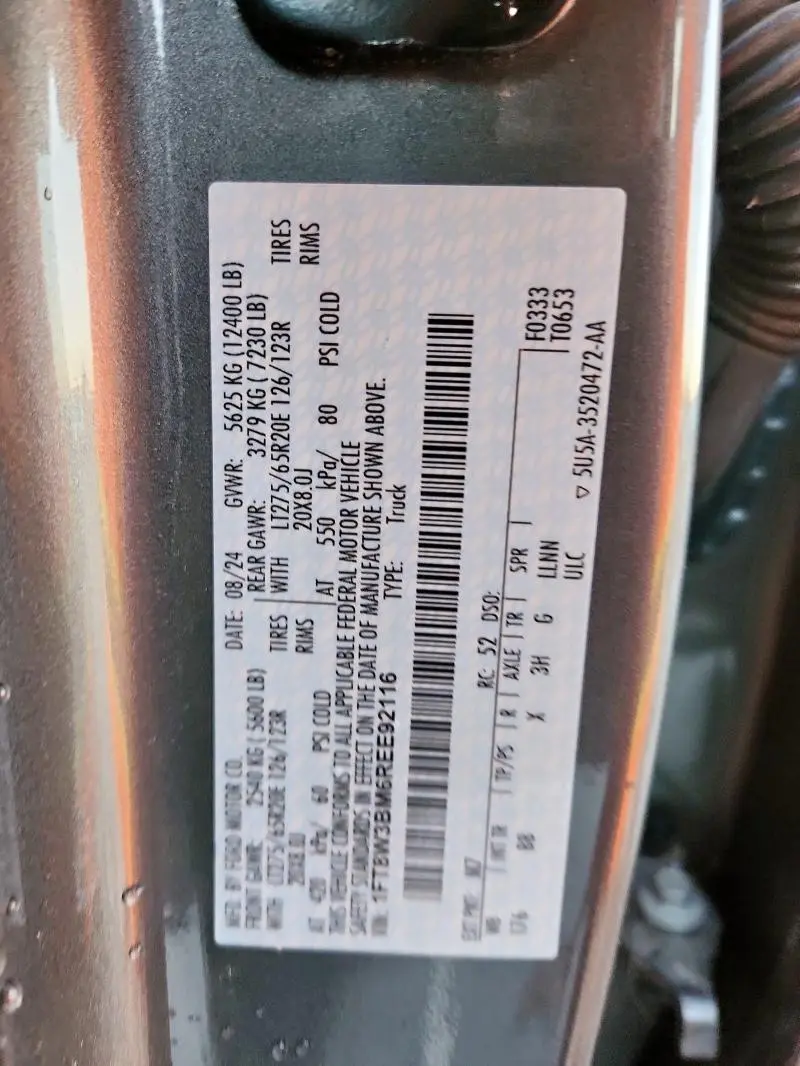2024 FORD F350 SUPER DUTY  