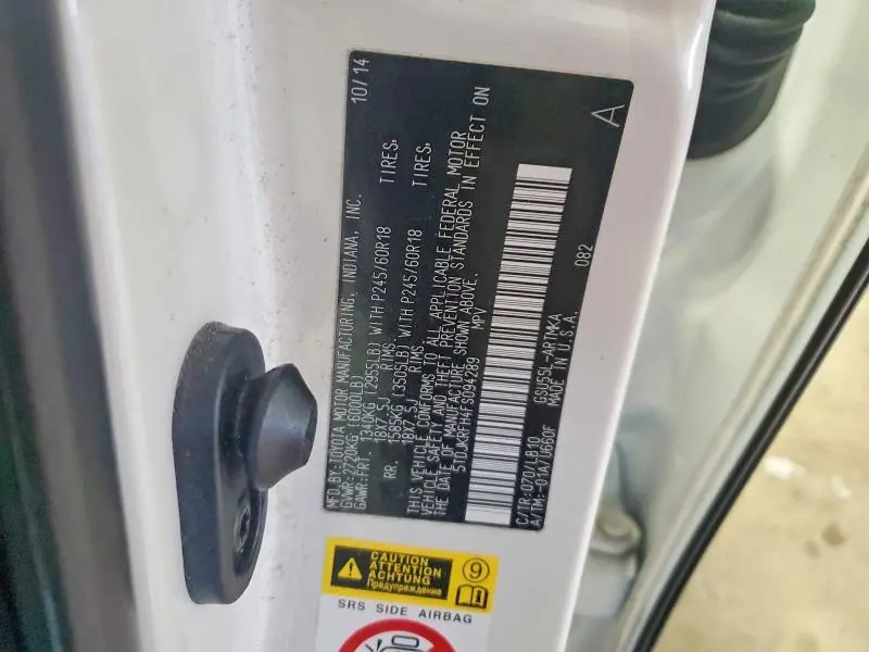 2015 TOYOTA HIGHLANDER XLE  