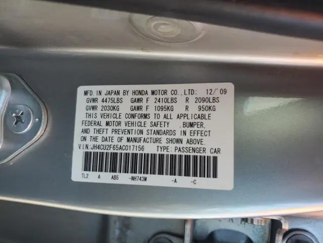 2010 ACURA TSX   