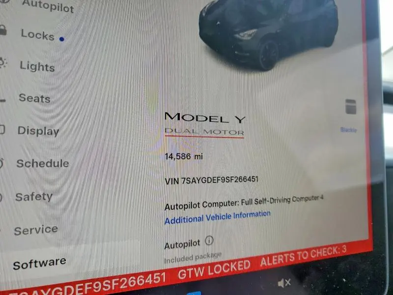 2025 TESLA MODEL Y   