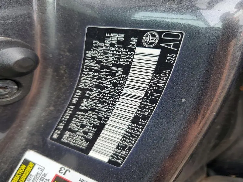 2013 TOYOTA COROLLA LE  