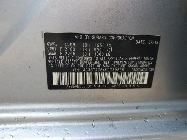 2019 SUBARU IMPREZA PREMIUM