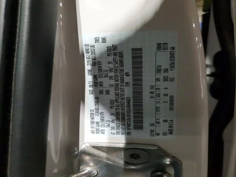 2016 FORD ESCAPE TITANIUM  