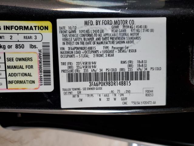 2013 FORD FUSION TITANIUM