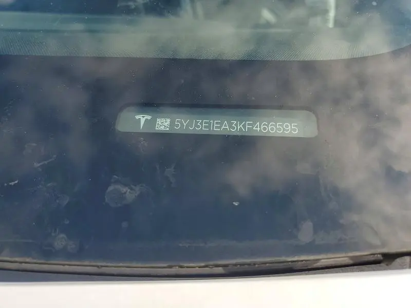 2019 TESLA MODEL 3   