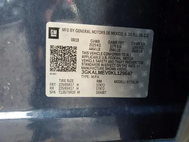 2019 GMC TERRAIN SLE  