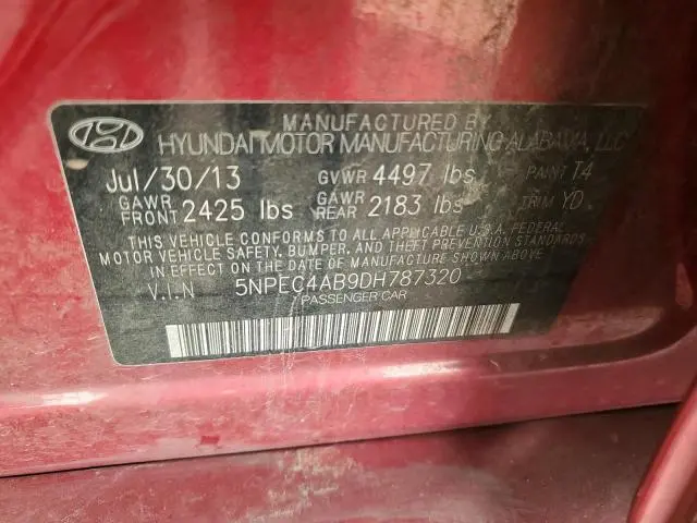 2013 HYUNDAI SONATA SE  