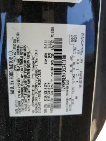 2013 FORD MUSTANG   
