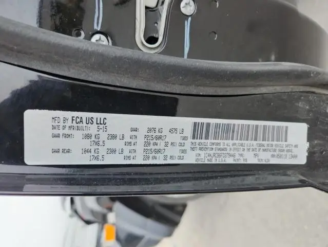 2015 JEEP PATRIOT LIMITED  