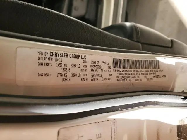 2012 DODGE DURANGO CREW  