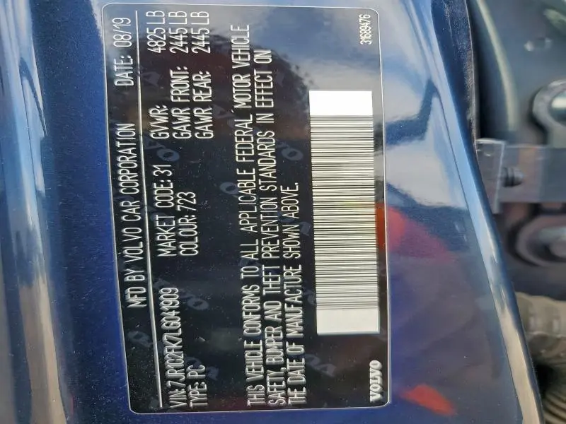 2020 VOLVO S60 T5 MOMENTUM  