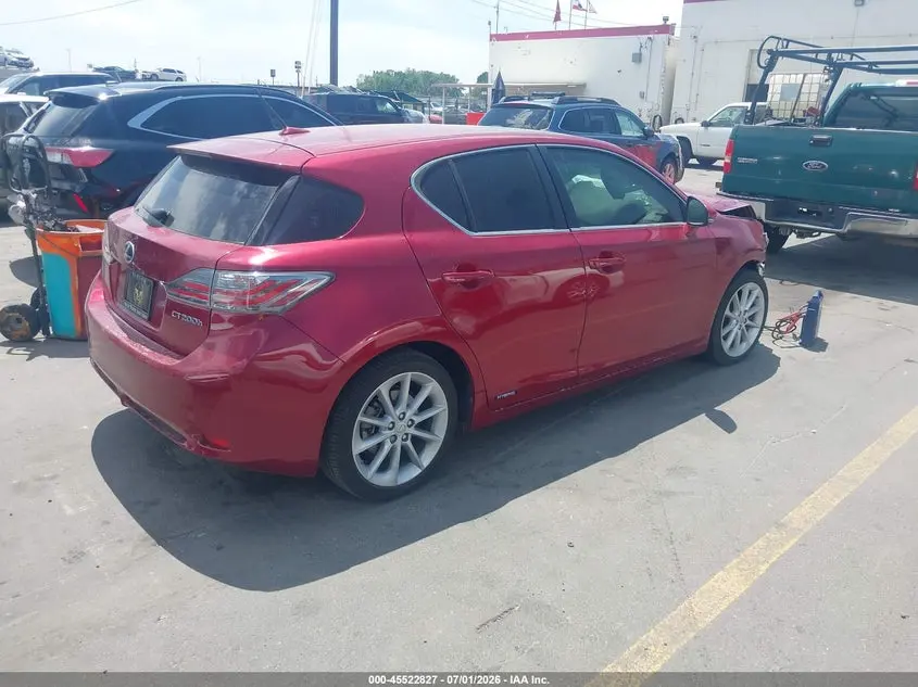 2012 LEXUS CT 200H PREMIUM