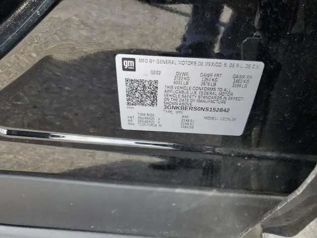 2022 CHEVROLET BLAZER RS  