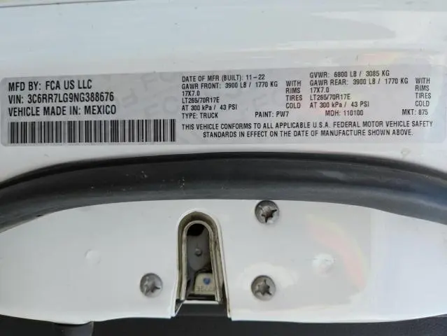 2022 RAM 1500 CLASSIC SLT