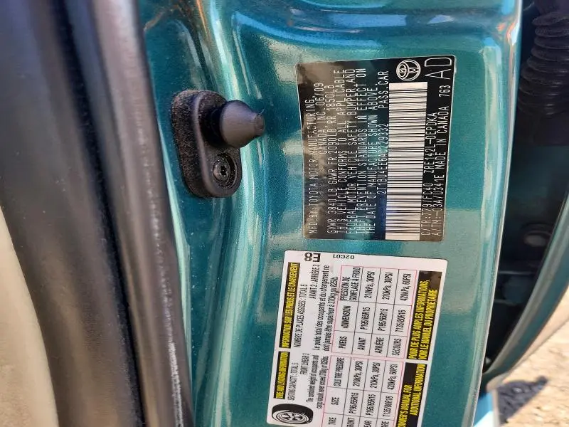 2010 TOYOTA COROLLA LE  