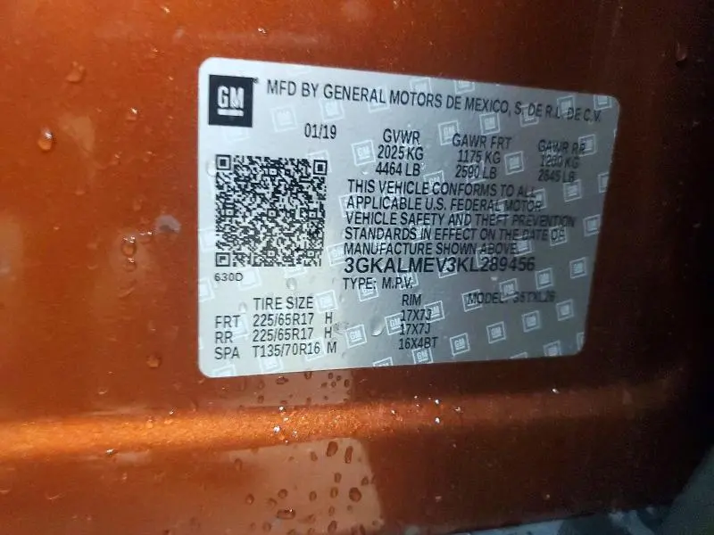 2019 GMC TERRAIN SLE  