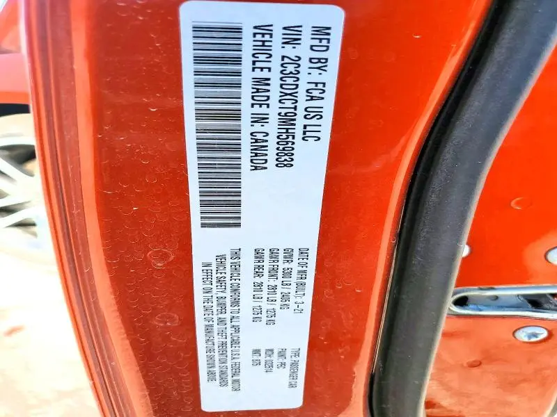 2021 DODGE CHARGER R/T  