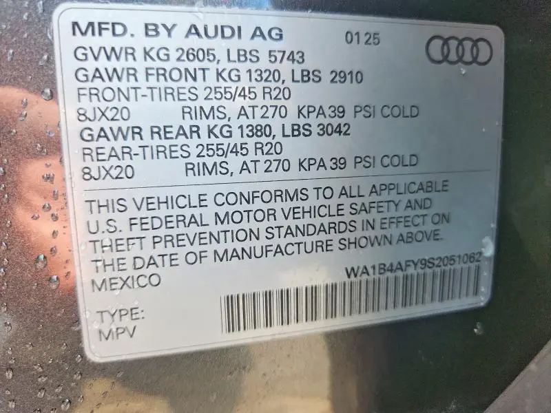 2025 AUDI SQ5 PREMIUM PLUS  